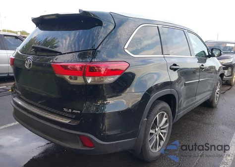 2018 Toyota Highlander Xle from USA, damaged, VIN 5TDJZRFH2JS892634